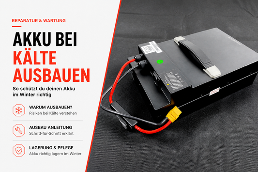 Fragen zur Pflege des Akku bei Kälte im WANDLER Elektroroller: Ratschläge zur Lagerung, Aufladung und Nutzung bei Frost.