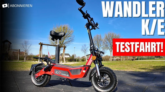 Sooterhelden Testfahrt mit dem WANDLER-K/E - Neuer Elektroroller 2025 im Einsatz, zeigt Leistung, Komfort und Fahrspaß.